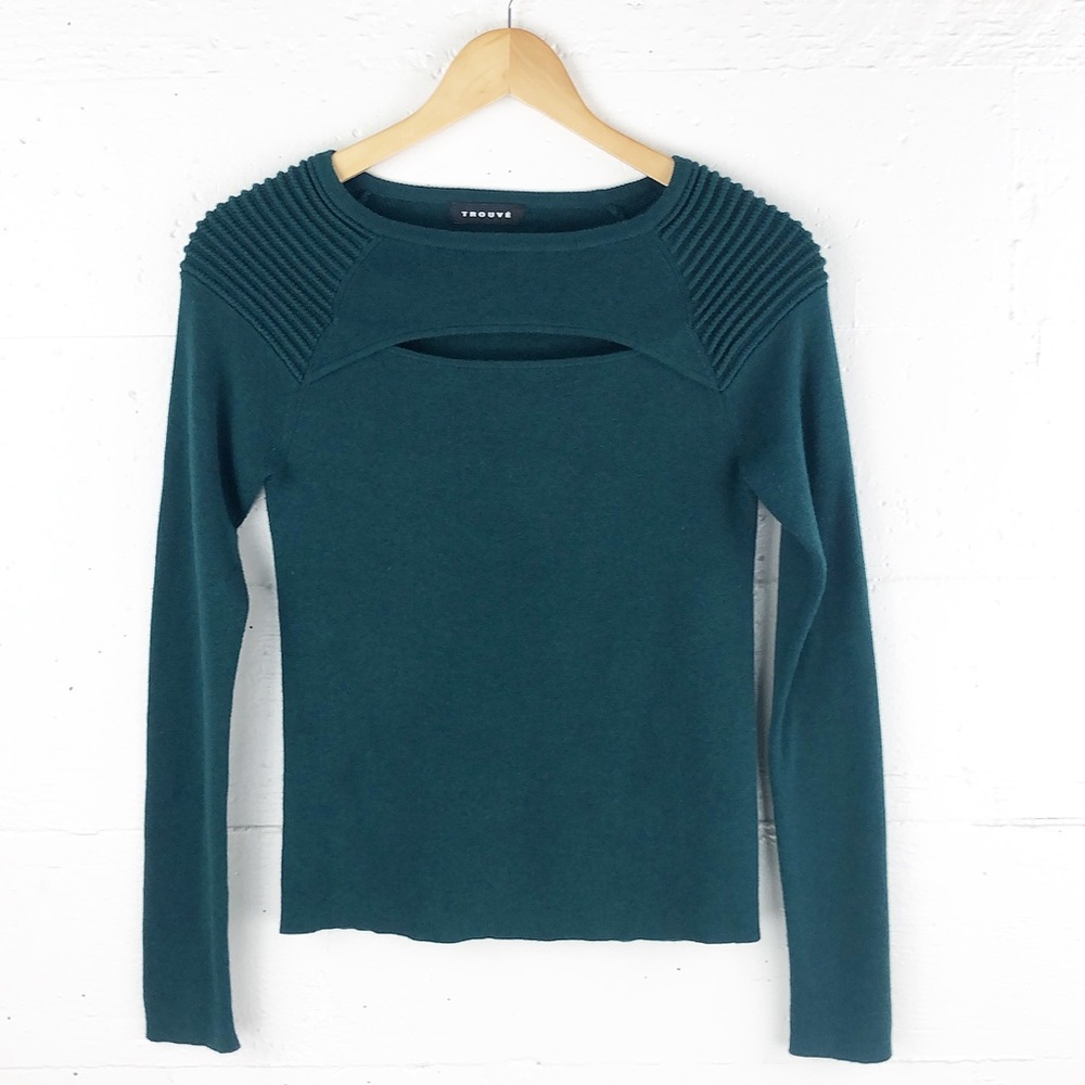 Trouve Cutout Sweater - Picture 4 of 9